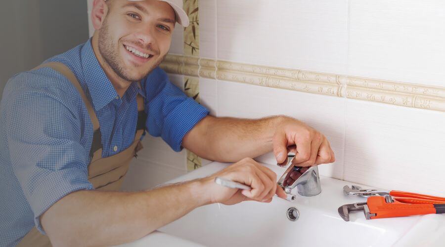 Faucet cartridge replacement in Borden, IN